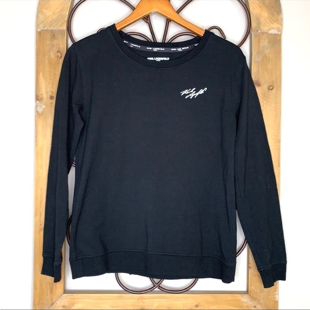 Karl Lagerfield long sleeve graphic shirt